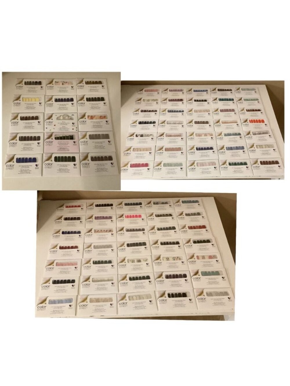 Color Street (85 sealed packs) 100% Real Nail Polish Strips New